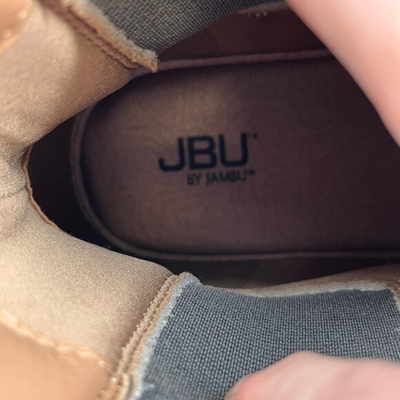 JBU Kai Water Resistant Chelsea Boot Size 12M Grey Leather Pull-On - Picture 8 of 12